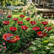 🌸 Everlasting Garden Blooms - Handmade  Metal Flower Garden Stake🐦