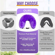 🏆Flash Sale⚡ 50K+ SOLD! Almost Gone💥Stuffable Travel Neck Pillow