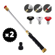 Garden Hose Nozzle High-Pressure Washer with 3 High-Pressure Nozzles