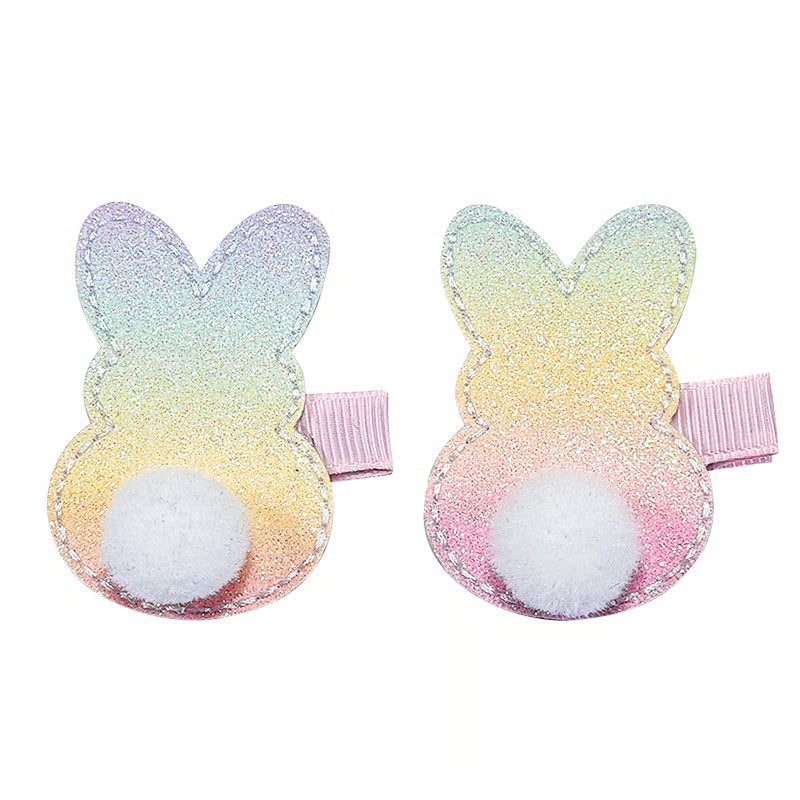Hair Ball Rabbit Hairpin