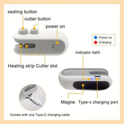 🏆Hot Sale🔥 2-in-1 Mini Bag Sealer