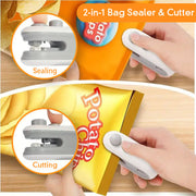 🏆Hot Sale🔥 2-in-1 Mini Bag Sealer