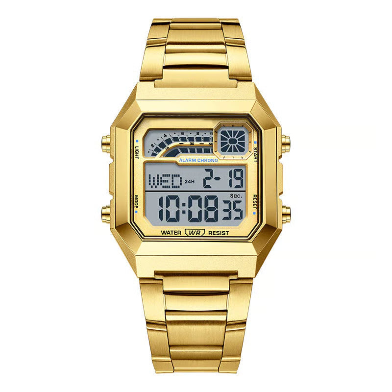 🔥Hot Sale Deals-Unisex-Digitaluhr mit quadratischem Display und Leuchtanzeige