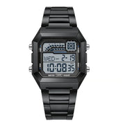 🔥Hot Sale Deals-Unisex-Digitaluhr mit quadratischem Display und Leuchtanzeige