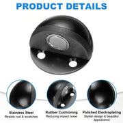 HOT SALE🔥  Hidden Stainless Steel Rubber Dual-use Door Stopper Door Holders