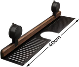 🔥Hot selling💥 Walnut Bathroom, Kitchen Suction Cup Shelf