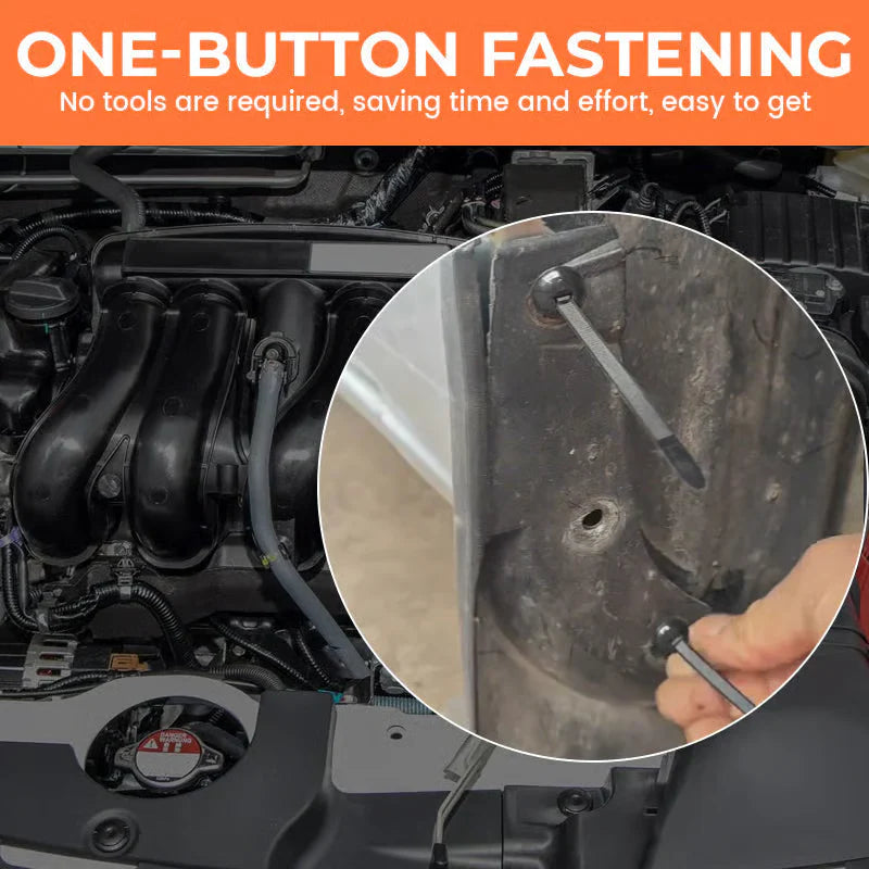 🚗 Instant Car Fix 🔧 Nylon Universal Cable Tie Buckle - For Quick, Secure Vehicle Part Fastening!