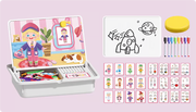 Magnetic Puzzles Face Dress Up Travel Game Double Side Preschool Educational Learning Toy for Kids