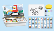 Magnetic Puzzles Face Dress Up Travel Game Double Side Preschool Educational Learning Toy for Kids