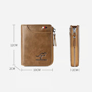 🎁-Men Wallet Zipper  Purse ( RFID PROTECTED )