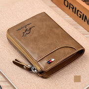 🎁-Men Wallet Zipper  Purse ( RFID PROTECTED )