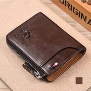 🎁-Men Wallet Zipper  Purse ( RFID PROTECTED )