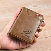 🎁-Men Wallet Zipper  Purse ( RFID PROTECTED )