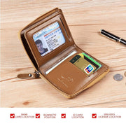 🎁-Men Wallet Zipper  Purse ( RFID PROTECTED )