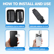 Mirror Reflection Clip  - Capture Stunning Reflections Instantly