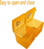 💊 Monthly AM/PM Pill Organizer – Twice-a-Day Medicine & Vitamin Storage with Stickers