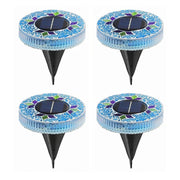 Mosaic Solar Disk Lights