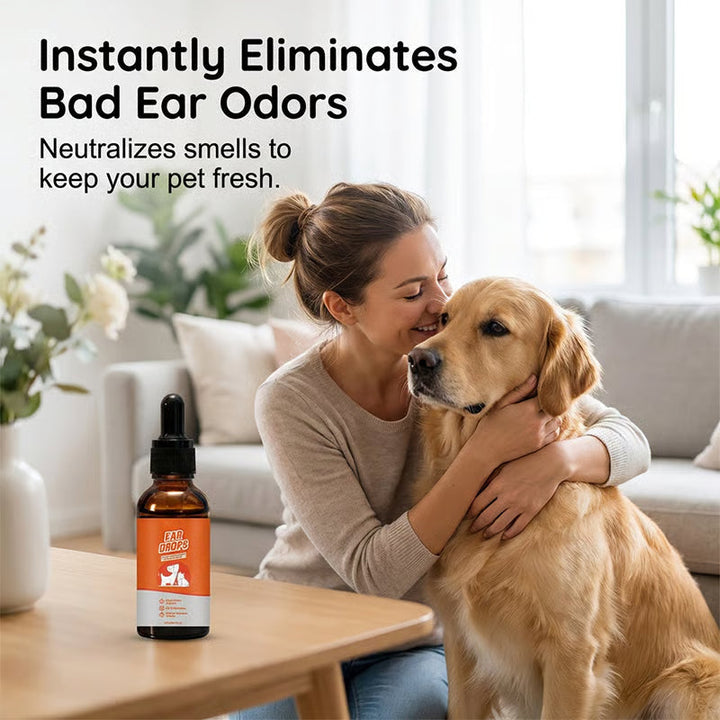 Natural Dog & Cat Ear Drop for Itching & Wax Build-Up