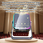 🔥New Year Special Offer sale – up to 50% off🎶📱 5-in-1 Wireless Induction Speaker with Adjustable Phone Stand