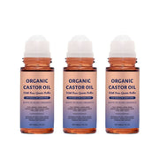 Organic Golden Castor Oil Roll-On with Rose Quartz