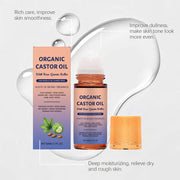 Organic Golden Castor Oil Roll-On with Rose Quartz