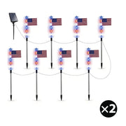 Outdoor Independence Day Decorative Light Post