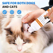 ✨ Pet Ear Cleaner - Gentle Formula with Soothing Aloe for Dogs & Cats, Prevents Infections & Odor 🌿👂