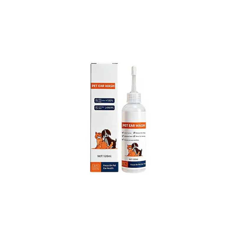 ✨ Pet Ear Cleaner - Gentle Formula with Soothing Aloe for Dogs & Cats, Prevents Infections & Odor 🌿👂