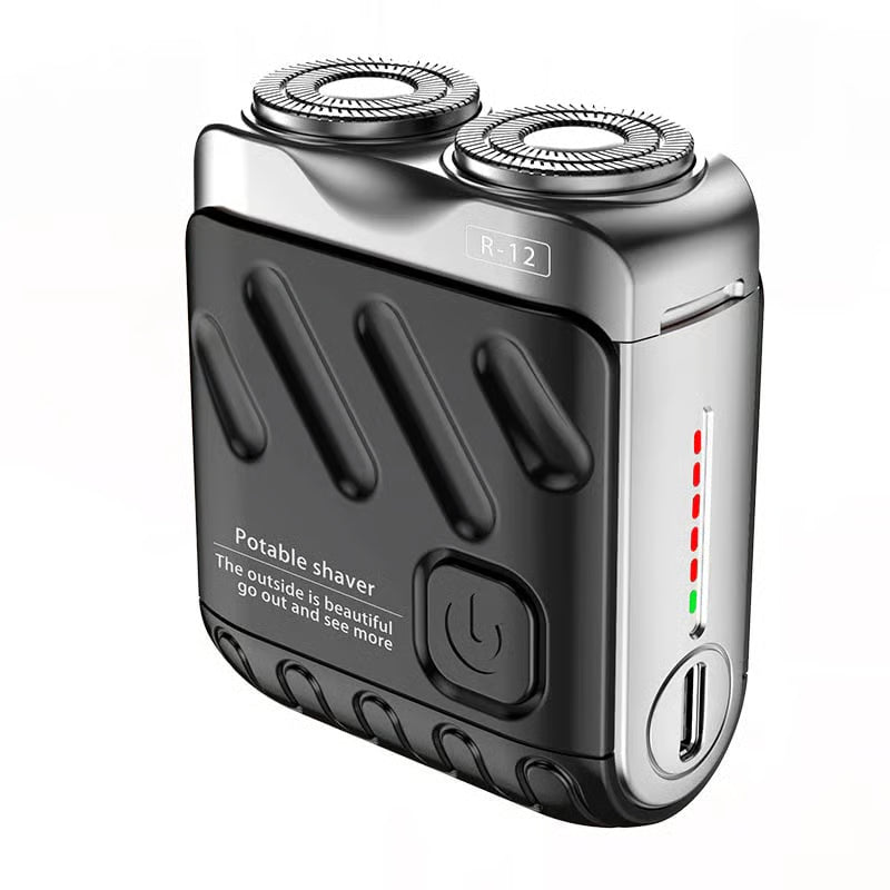 💥Portable Rotary Dual Ring Electric Shaver