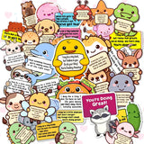 🤗 Positive Emotional Support Buddies Stickers – Inspirational, Waterproof & No Residue🎁 Uplifting Gifts for Kids, Teens, Coworkers & Yourself 😻