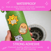 🤗 Positive Emotional Support Buddies Stickers – Inspirational, Waterproof & No Residue🎁 Uplifting Gifts for Kids, Teens, Coworkers & Yourself 😻