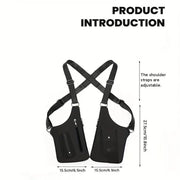 Premium Leather Adjustable Underarm Shoulder Bag for Men & Women