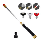 Professional Three-Nozzle Power-Boosting Garden Hose High-Pressure Washer Wand