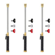 Professional Three-Nozzle Power-Boosting Garden Hose High-Pressure Washer Wand