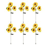 Solar Sunflower Lights