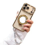✨💎Sparkling Diamond Women's Phone Case with Mirror & Stand for iPhone 12/13/14/15/16/17 Pro Max,17Air,14/15/16 Plus💖