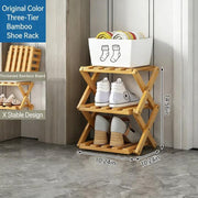 👟The 9-Tier Bamboo Rack: 3-Tier, 6-Tier, and 9-Tier No-Assembly Storage Solution!