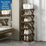 👟The 9-Tier Bamboo Rack: 3-Tier, 6-Tier, and 9-Tier No-Assembly Storage Solution!