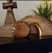 🐰The empty tomb Easter Scene and Cross