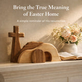 🔥 The Wooden Resurrection Cross & Empty Tomb That Reminds Your Family What Easter Is Really About