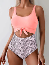 👙Women's One Piece Swimsuit Tummy Control Slimming Bathing Suit Cutout Tie Knot Swimwear