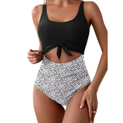 👙Women's One Piece Swimsuit Tummy Control Slimming Bathing Suit Cutout Tie Knot Swimwear