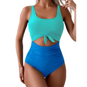 👙Women's One Piece Swimsuit Tummy Control Slimming Bathing Suit Cutout Tie Knot Swimwear