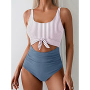 👙Women's One Piece Swimsuit Tummy Control Slimming Bathing Suit Cutout Tie Knot Swimwear