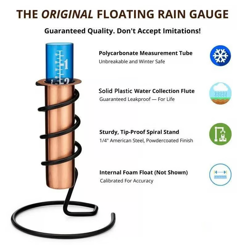 World's Coolest Rain Gauge